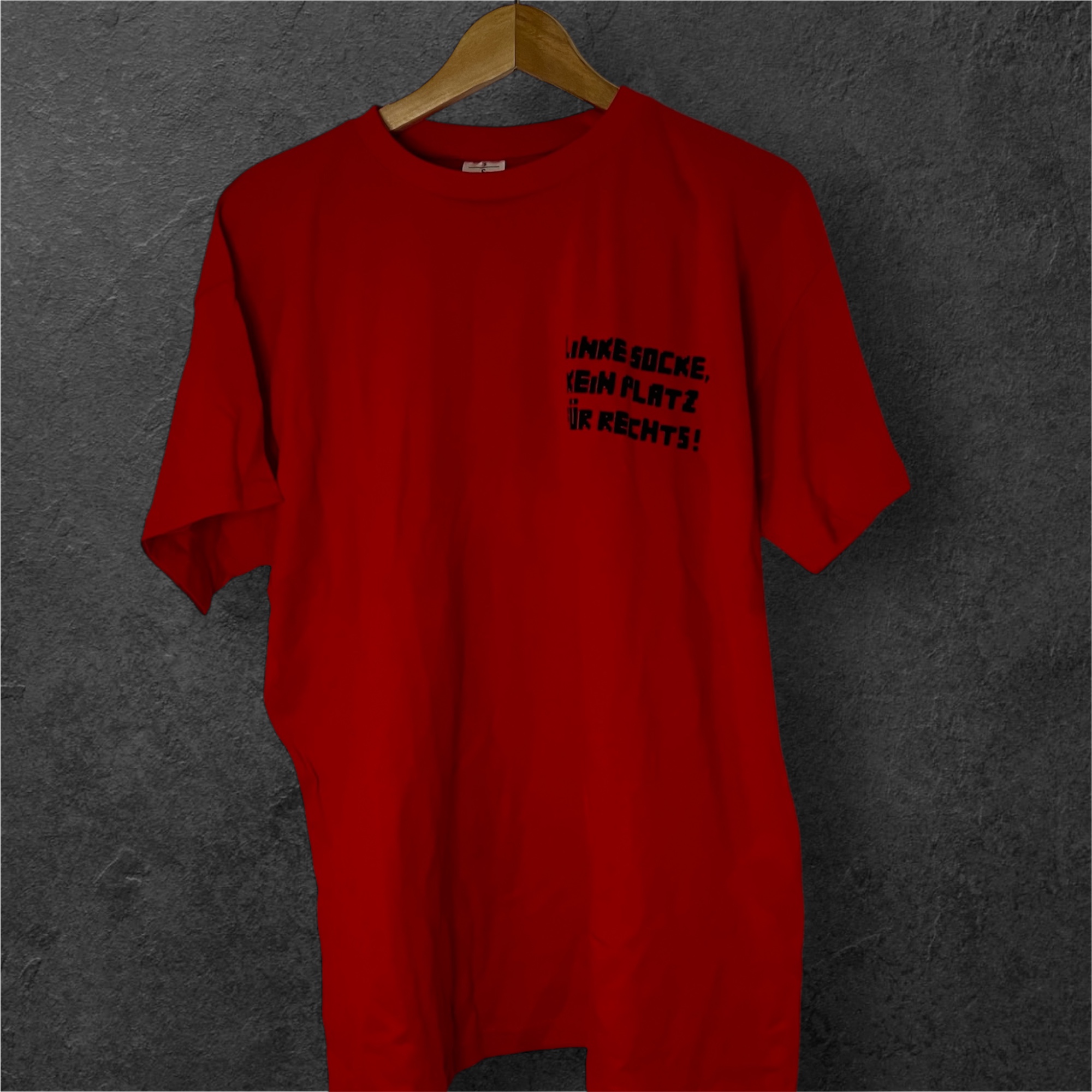 👕LINKE SOCKE, KEIN PLATZ FÜR RECHTS! - ***auf Bestellung*** T-Shirt nach Wunsch – Bild 3