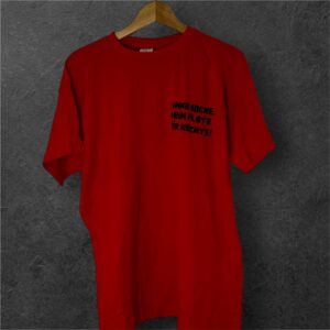 👕LINKE SOCKE, KEIN PLATZ FÜR RECHTS!  - **Sofort lieferbar** T-Shirt Rot XL -