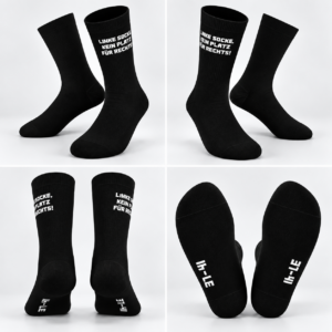 🧦 Klassiker – LINKE SOCKE, KEIN PLATZ FÜR RECHTS!