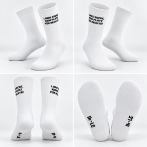 🧦 Klassiker – LINKE SOCKE, KEIN PLATZ FÜR RECHTS!